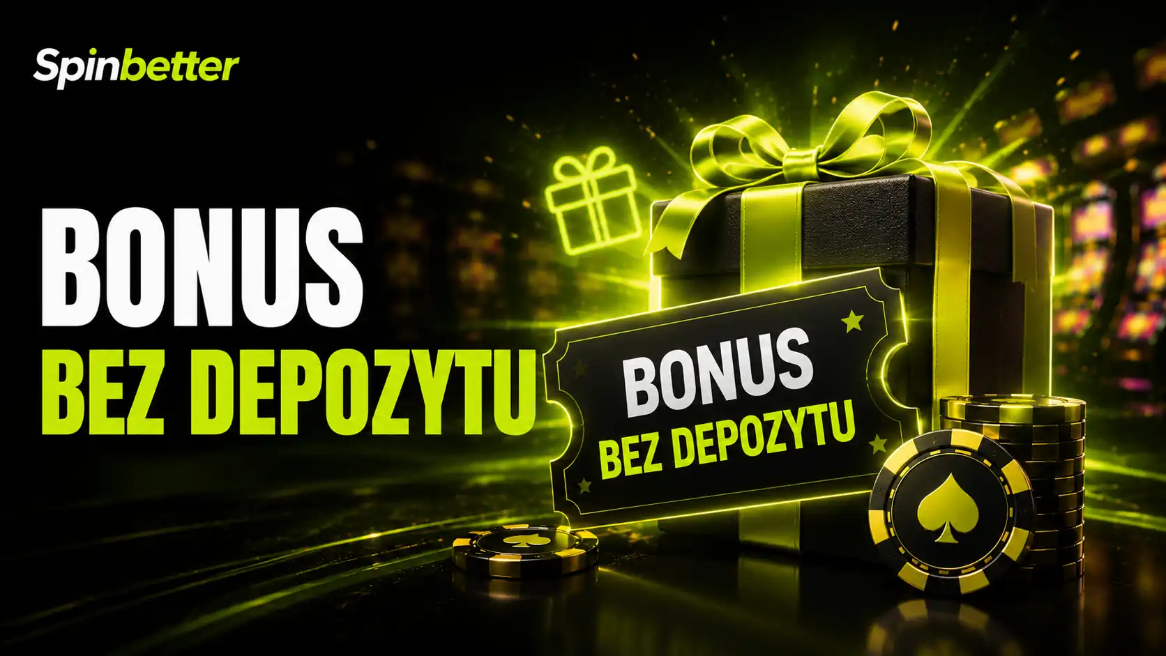 Oferta bez depozytu SpinBetter widoczna w sekcji promocji przed pierwszą wpłatą